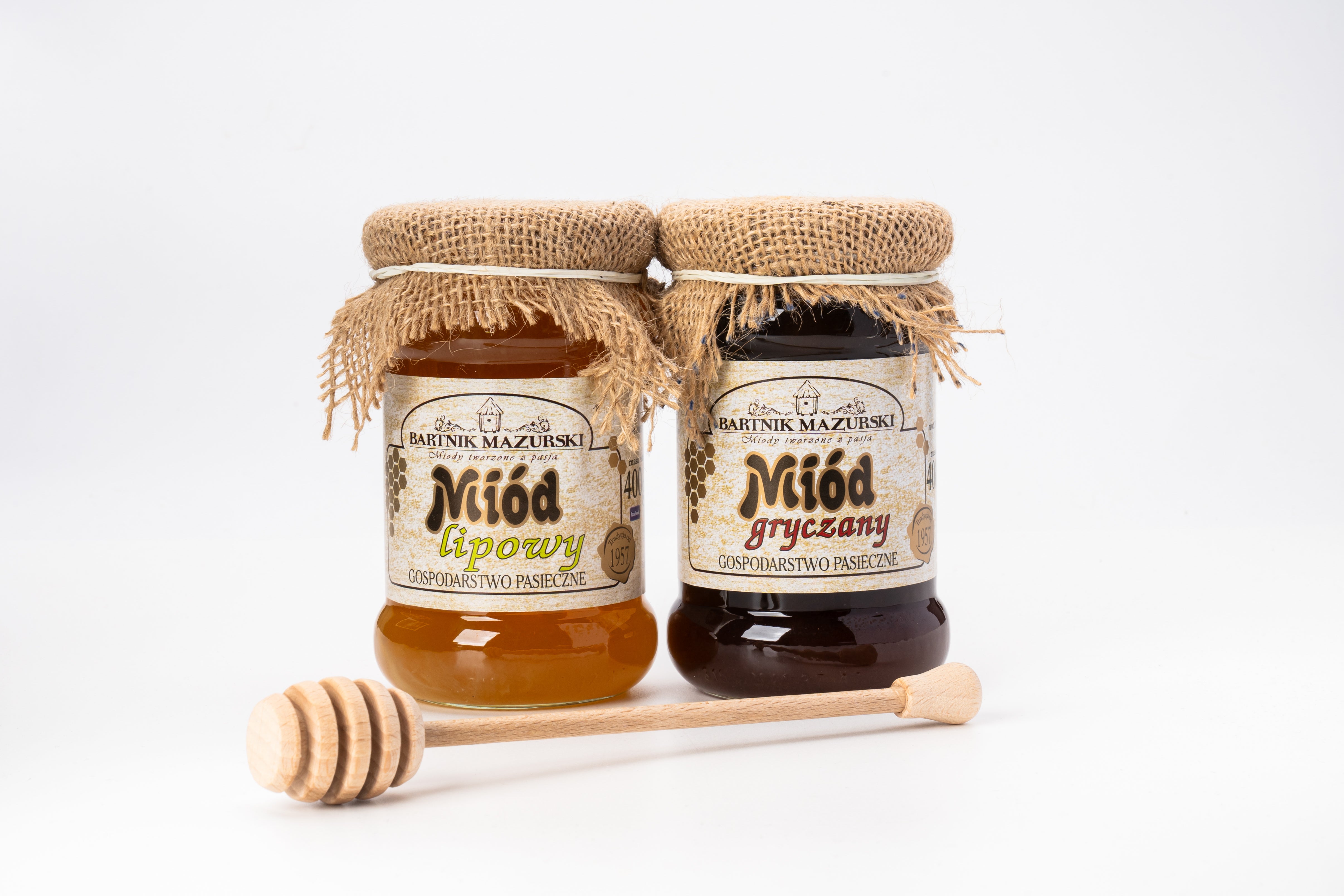 Zestaw miodów klasycznych 2x400g