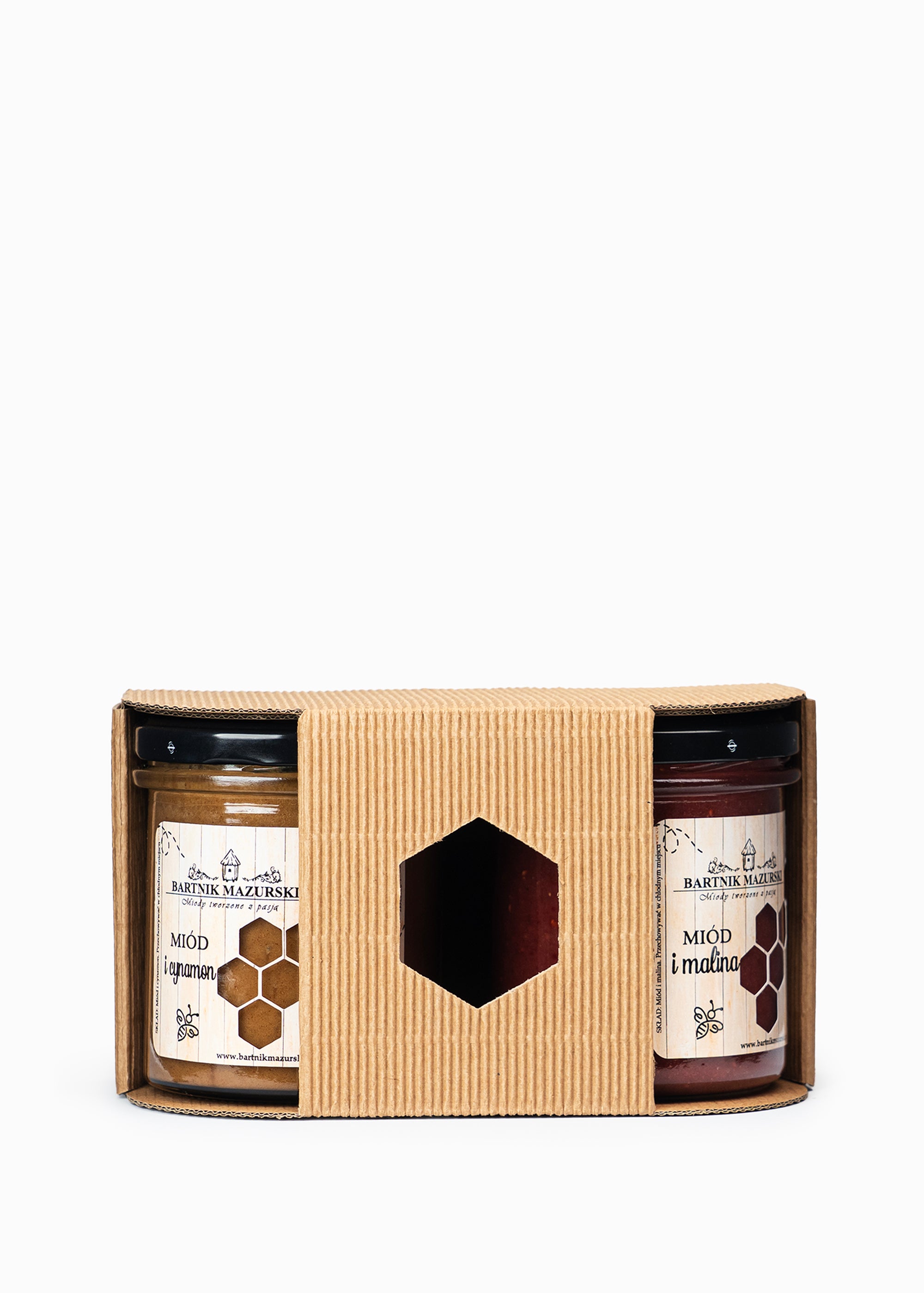 Zestaw miodów smakowych 2x400g kartonik